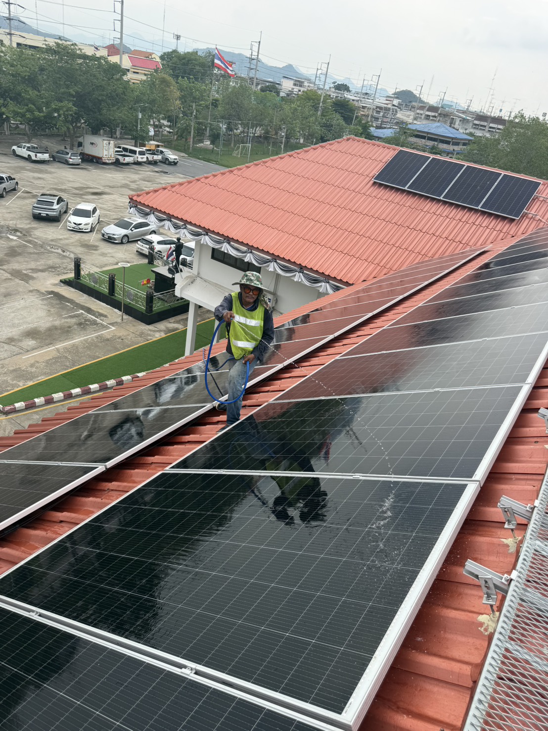 งานติดตั้งระบบ Solar Cell On-Grid 30kW สำนักงานอำเภอชัยบาดาล ลพบุรี