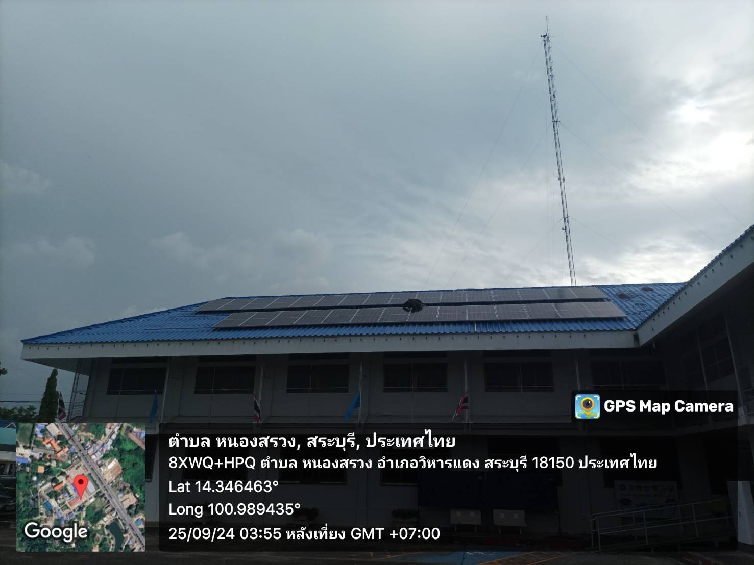 งานติดตั้งระบบ Solar Cell อำเภอวิหารแดง สระบุรี ขนาด 30kW