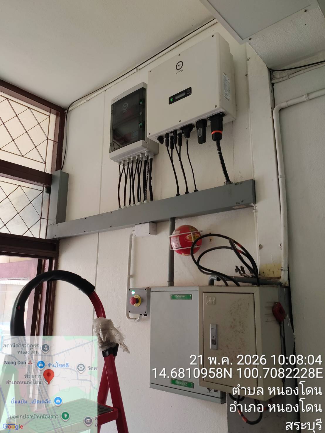 ติดตั้งโซล่าเซลล์ ขนาด 10kw ที่ว่าการอำเภอหนองโดน สระบุรี